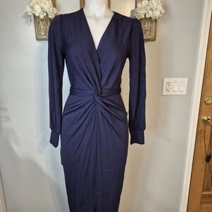 Prettygarden Long Sleeve Knot Maxi Dress NWT